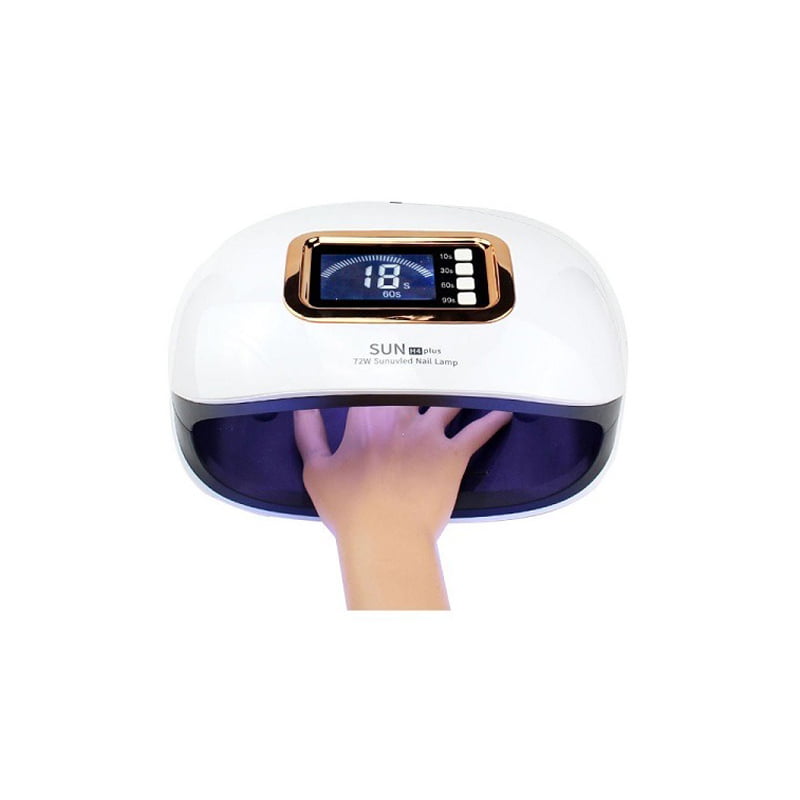3649 Φουρνάκι Νυχιών Sun H4 Plus UV / LED 72W - Sun H4 Plus 72W UV / LED Nail Lamp - Image 1