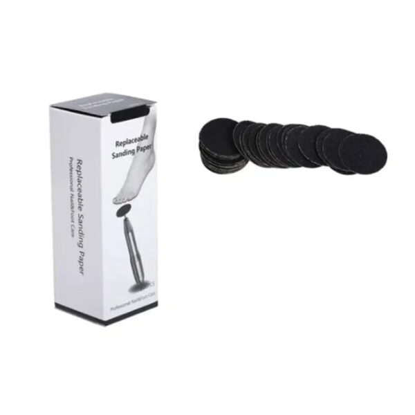 Σετ ανταλλακτικά αυτοκόλλητα για δίσκο πεντικιούρ 100τεμ. - Replaceable sanding paper