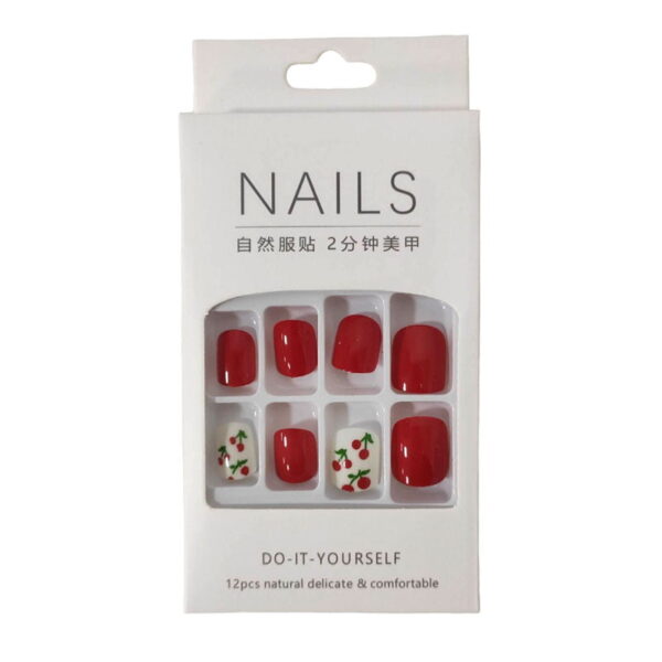 Αυτοκόλλητα νύχια σε διάφορα σχέδια - Press-on fake nails