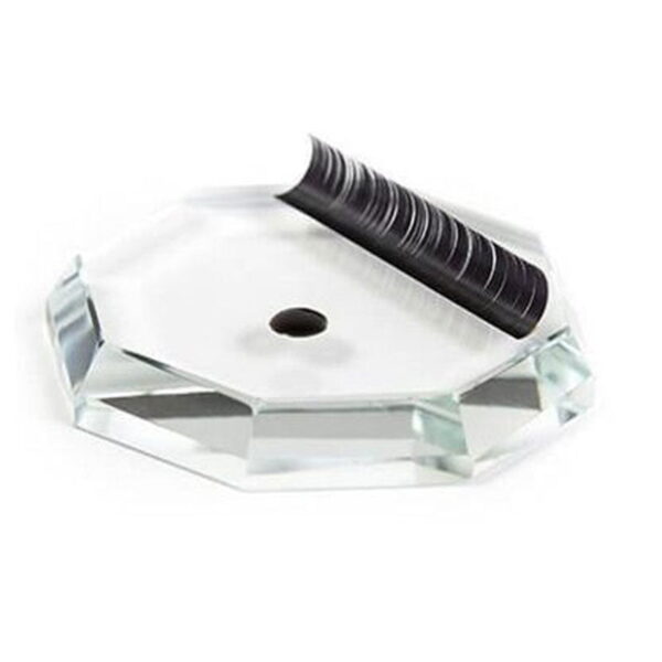 Γυάλινη Παλέτα Tοποθέτησης Κόλλας Βλεφαρίδων - Eyelash palette