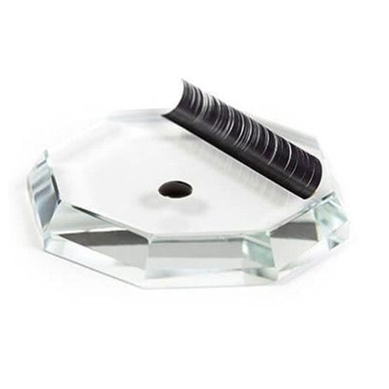 z692612 Γυάλινη Παλέτα Tοποθέτησης Κόλλας Βλεφαρίδων - Eyelash palette - Image 1