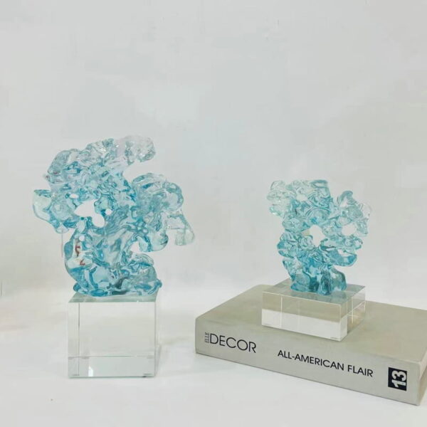 Γυάλινο Διακοσμητικό Γλυπτό - Glass Sculpture Decor