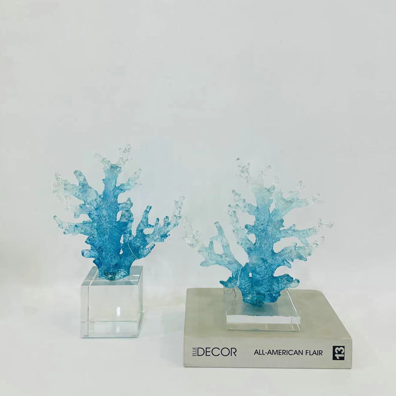 0107003 Γυάλινο Διακοσμητικό Γλυπτό - Glass Sculpture Decor - Image 1