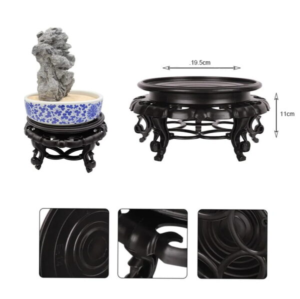 Βάση Γλάστρας Καφέ 19cm - Pot Base Vase Stand