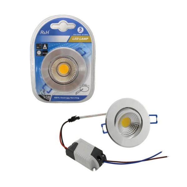 R&H LED λάμπα σποτάκι θερμός φωτισμός 5W 50-60Hz - LED lamp