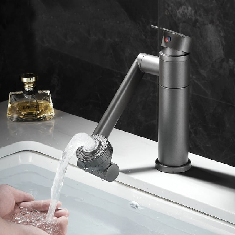 0118035 Μπαταρία Κουζίνας/Μπάνιου Μαύρο Ματ - Kitchen faucet - Image 1