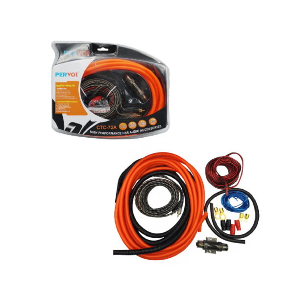 PerVoi Σετ Καλωδίων Ενισχυτή Αυτοκινήτου CTC-72A έως 1000W - Audio line high performance