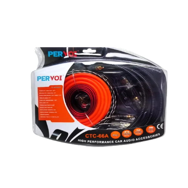 PerVoi Σετ Καλωδίων Ενισχυτή Αυτοκινήτου έως 1000W CTC-66A - Audio line high performance