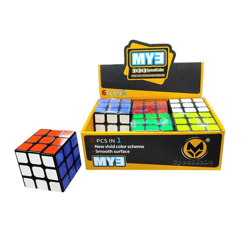 0150150 MYE Speed Cube παιχνίδι κύβος 3x3x3 – Speed Cube 6pcs in 1 - Image 1