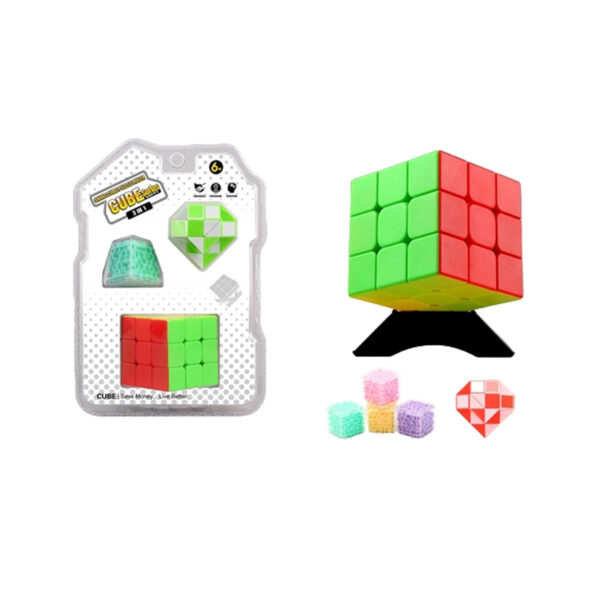 Cube series παιχνίδι κύβος 3in1 - Snake puzzle ruler cube toy