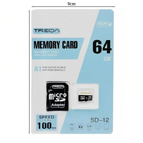 Treqa κάρτα μνήμης 64gb SD-12 - Treqa memory card 64gb SD-12