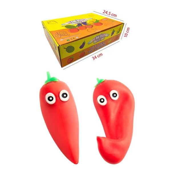 Παιχνίδι αντιστρές - Αnti-stress squishy fruits and vegetables ball