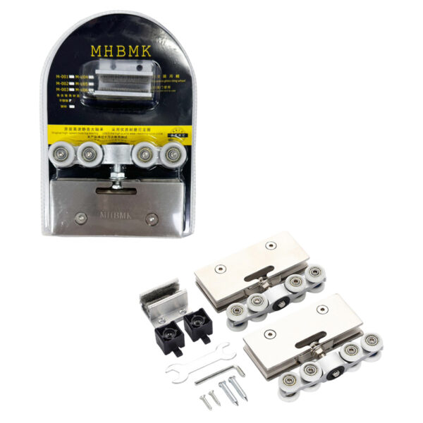 Συρόμενο Εξάρτημα Γυάλινης Πόρτας - Glass Door Sliding Fitting