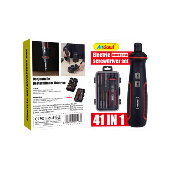 Andowl Ηλεκτρικό Σετ Κατσαβιδιών 41 σε 1 Q-LS6 - Screwdriver Set