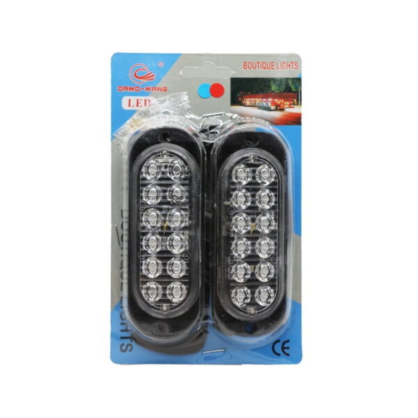 LED Φώτα όγκου φορτηγού Μπλε & Κόκκινο 9-30V - Boutique lights