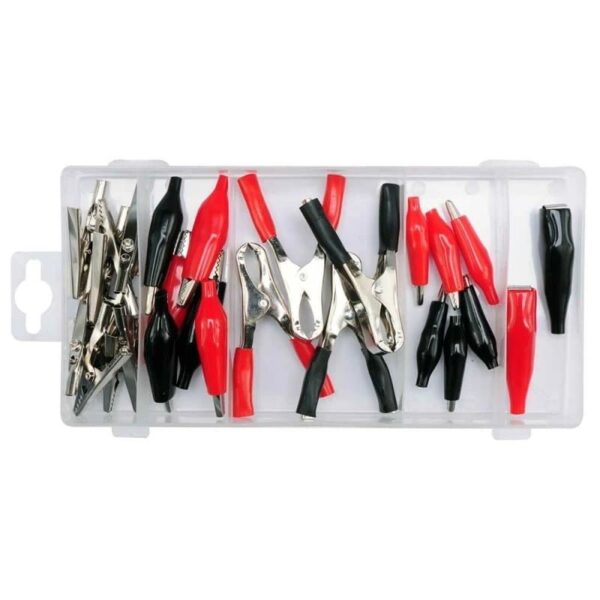 Κροκοδειλάκια Καλωδίων - Ακροδέκτες 24 τεμ.