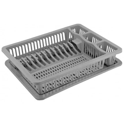 Πιατοθήκη πλαστική με δίσκο 48x37x9cm - Plastic plate holder