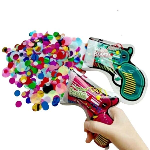 Πιστόλι κομφετί 6τμχ - Confetti popper