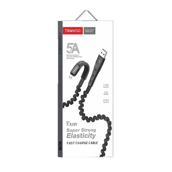 Καλώδιο φόρτισης micro USB ελαστικό 1.2m - Micro USB cable