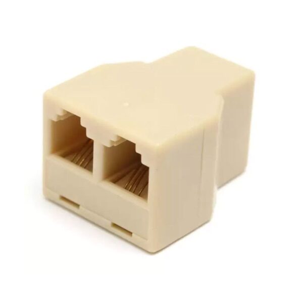 RUN&TENG Αντάπτορας τηλεφώνου 1 σε 2 θηλυκά jack & διαχωριστής - Phone & TV connector