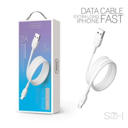 Tranyoo Καλώδιο Δεδομένων Γρήγορης Φόρτισης Android 2A 3m S7-A - Fast data cable extra long Android