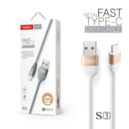 Tranyoo Καλώδιο δεδομένων type-C 5A 1.2m S3-C - Fast charger cable