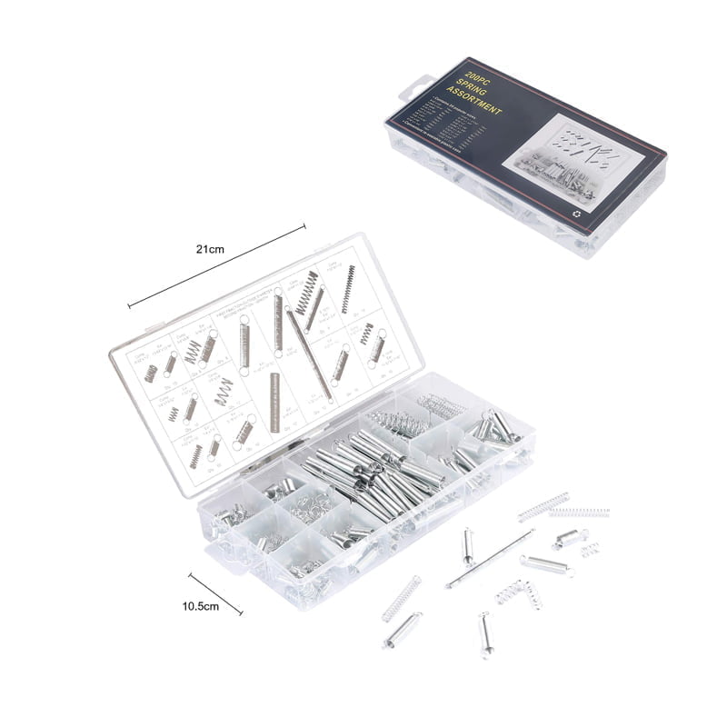 210014 Σετ ελατήρια 200τμχ - Spring Assortment 200pcs - Image 1