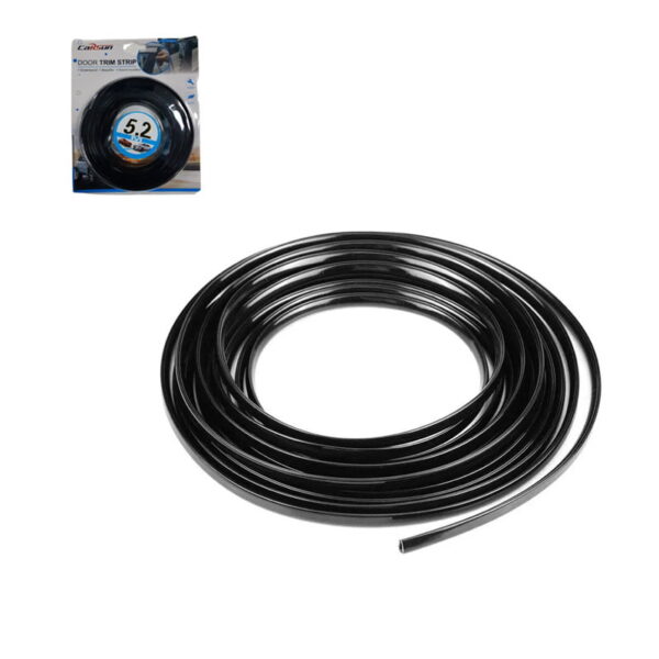 C1651 Προστατευτική Ταινία για Πόρτες Αυτοκινήτου 5.2m 1τμχ Μαύρο Carsun - Door trim strip