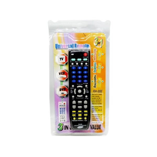 Universal τηλεχειριστήριο τηλεόρασης 3 σε 1 - Universal TV remote control RM-88E