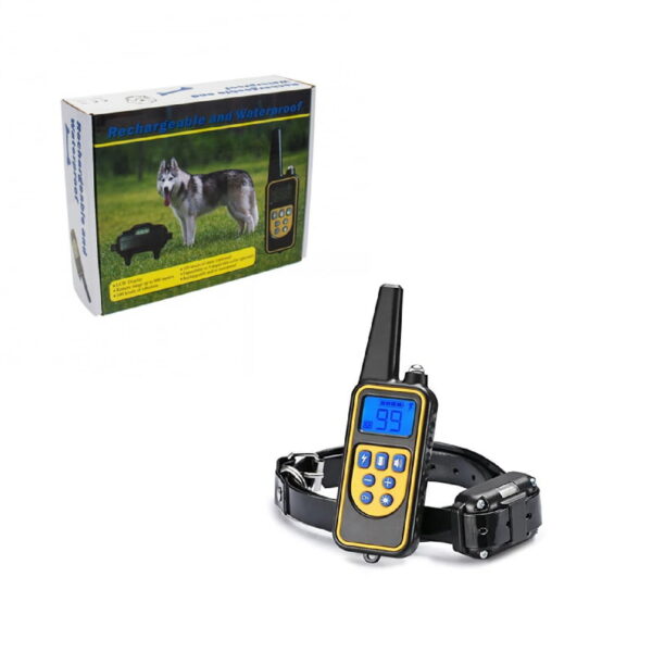 Ηλεκτρονικό Κολάρο Εκπαίδευσης Σκύλου Επαναφορτιζόμενο 1τεμ. -  Rechargeable and Waterproof