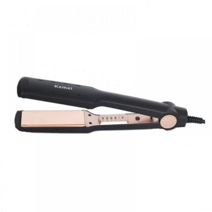 Kemei KM-470 Ισιωτική μαλλιών με φαρδιές πλάκες - Hair straightener