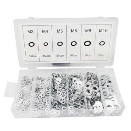 Ροδέλες αλουμινίου 900τμχ - 900pcs Lock washer assortment