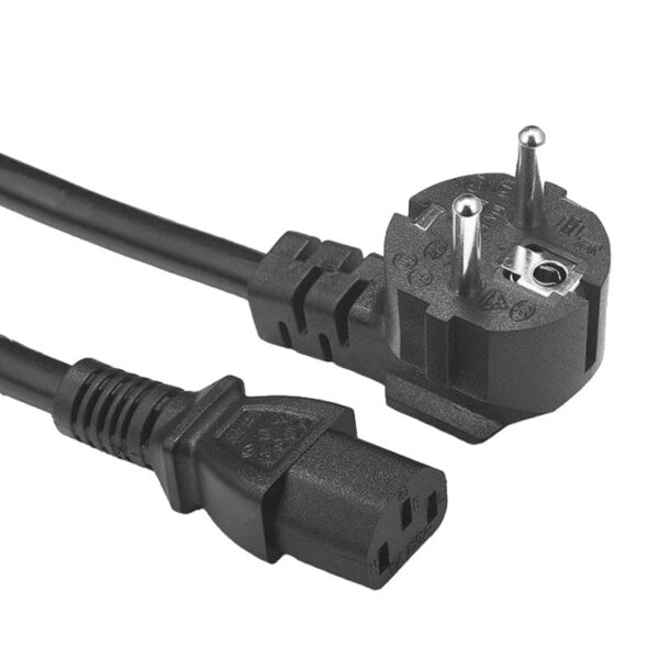 Run & Teng Καλώδιo Τροφοδοσίας για PC Μαύρο 1.5m - PC cable