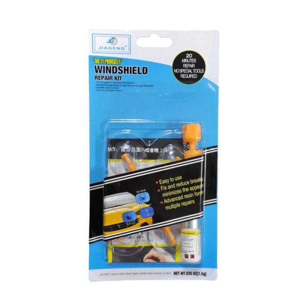 Jiageng Κιτ επισκευής παρμπρίζ αυτοκινήτου - DIY Car Windshield Repair Kit