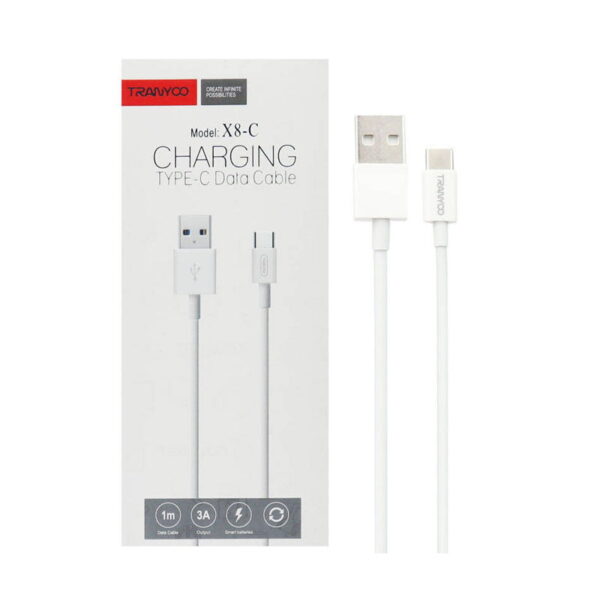 Tranyoo Καλώδιο δεδομένων type-C 3A 1m X8-C - Fast charger cable