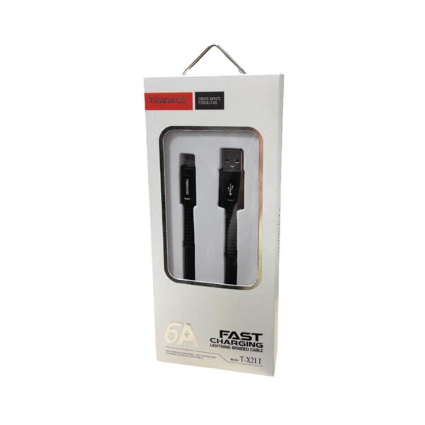 Tranyoo Καλώδιο δεδομένων lighting IOS 6A 1m T-X21l - Fast charger lighting cable