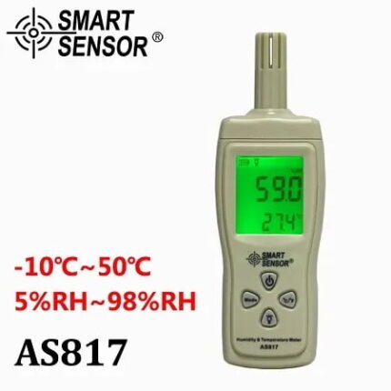 Ψηφιακός Μετρητής Υγρασίας - Humidity & Temperature meter AS817+