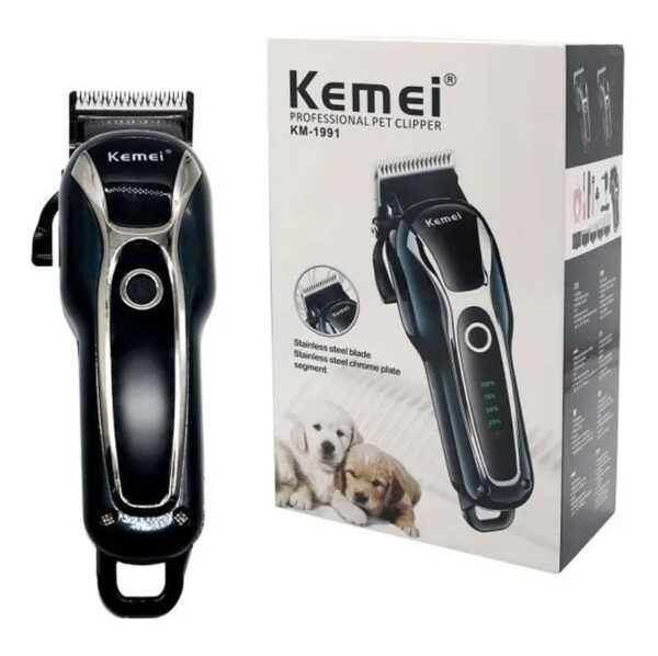 Κemei KM-1991 Επαναφορτιζόμενη κουρευτική μηχανή για κατοικίδια - Professional pet clipper