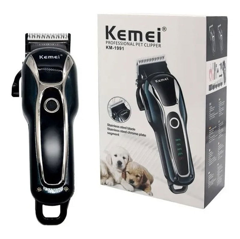 8056 Κemei KM-1991 Επαναφορτιζόμενη κουρευτική μηχανή για κατοικίδια - Professional pet clipper - Image 1