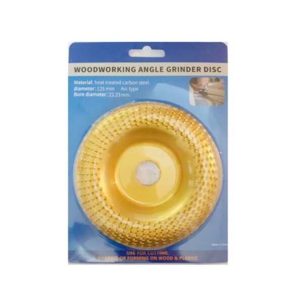 Ράσπα ξύλου δίσκος για γωνιακό τροχό - Woodworking angle grinder disc