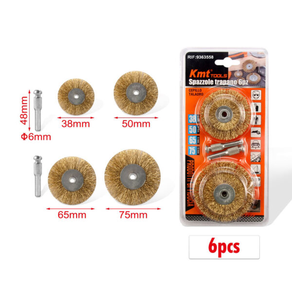 KMT Tools Συρματόβουρτσα Δισκοειδής - Drill Brush