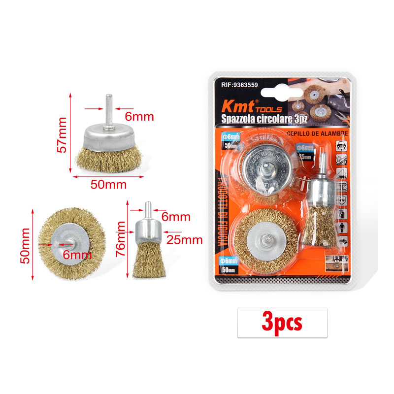 9363559 KMT Tools Συρματόβουρτσα - Drill Brush - Image 1