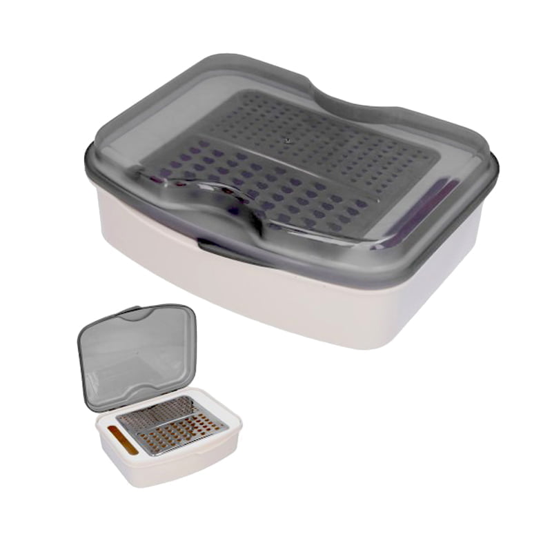 E-2158 Sidirela Δοχείο Τροφίμων & Τρίφτης - Food save & Grater E-2158 - Image 1