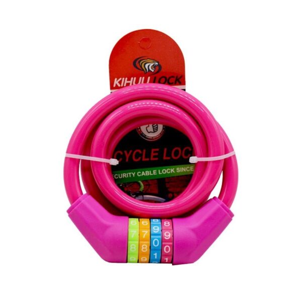 Kihuu Λουκέτο Ασφαλείας Ποδηλάτου με Κωδικό - Κλειδαριά Ποδηλάτου