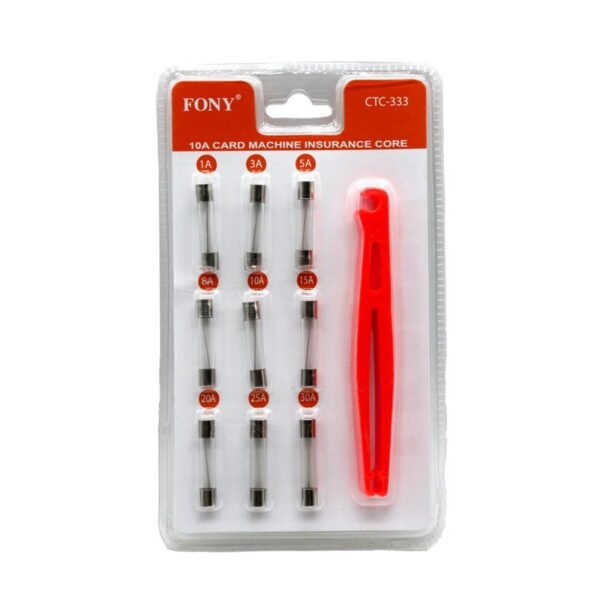 Fony Ασφάλειες αυτοκινήτων γυάλινες CTC-333 - Car insurances