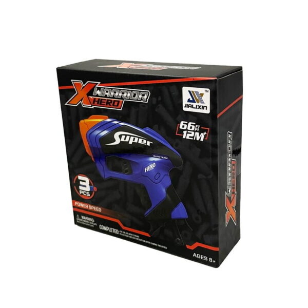 Παιδικό όπλο εκτοξευτής με 3 σφαίρες Hero X - Toy gun
