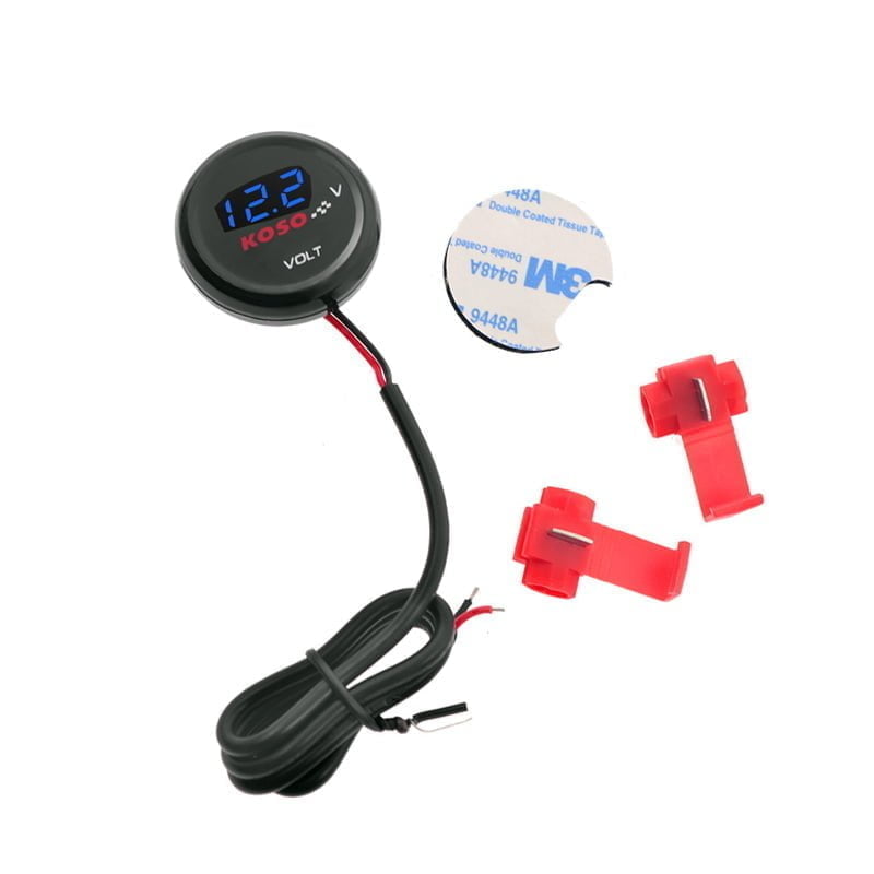 KOSO-Motorcycle-Voltage-Meter-Digital-LED-DC6-0-19-9V-Mini-Voltmeter-Gauge-For-Yamaha-XMAX_640x640 Koso Βολτόμετρο Αυτοκινήτου 12V-voltmeter - Image 1