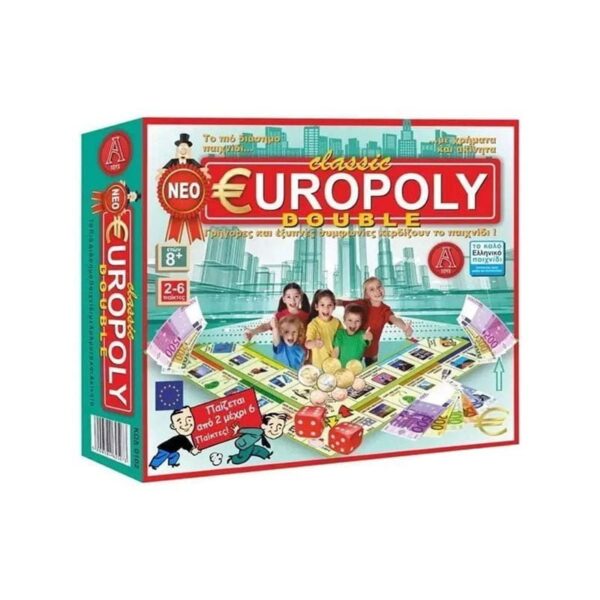 Επιτραπέζιο Παιχνίδι Classic Europoly Double NO.0305 - Board game