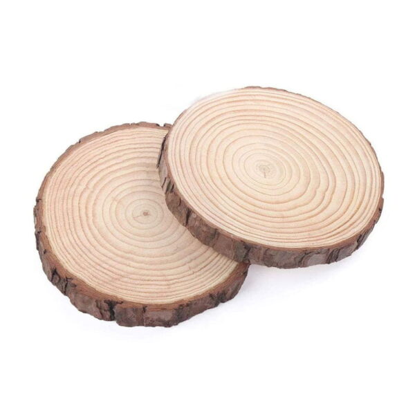 Ξύλινος διακοσμητικός κορμός 7cm 2τμχ - Wooden embellishment