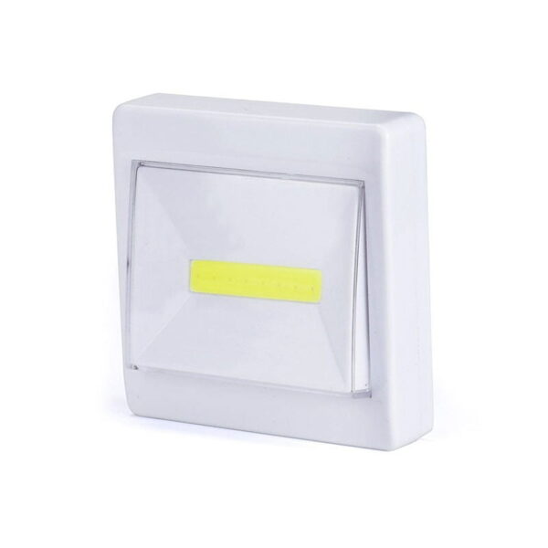 Φωτιστικό Διακόπτης Τοίχου 3W - Battery-powered COB light Switch